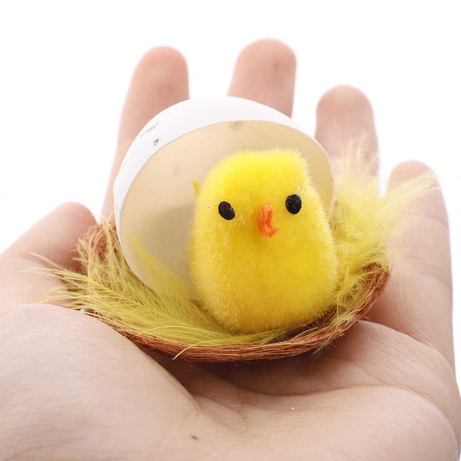大きな ひよこ 壁飾り アンティーク 黄色 小物入れ イースター ヴィンテージ 500x0.jpg